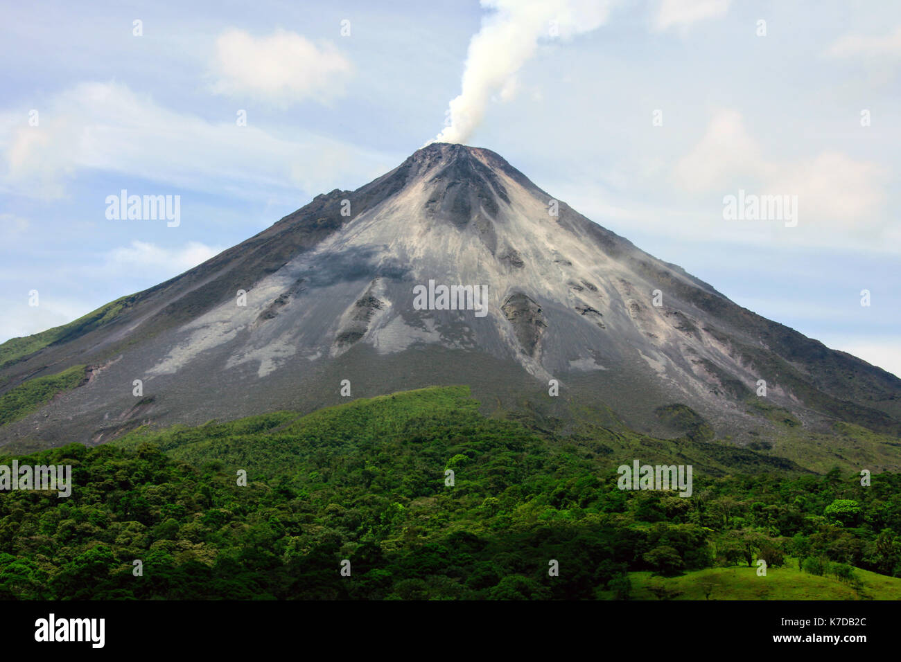 Attivo Arenal Volcano National Park costa Rica Foto Stock