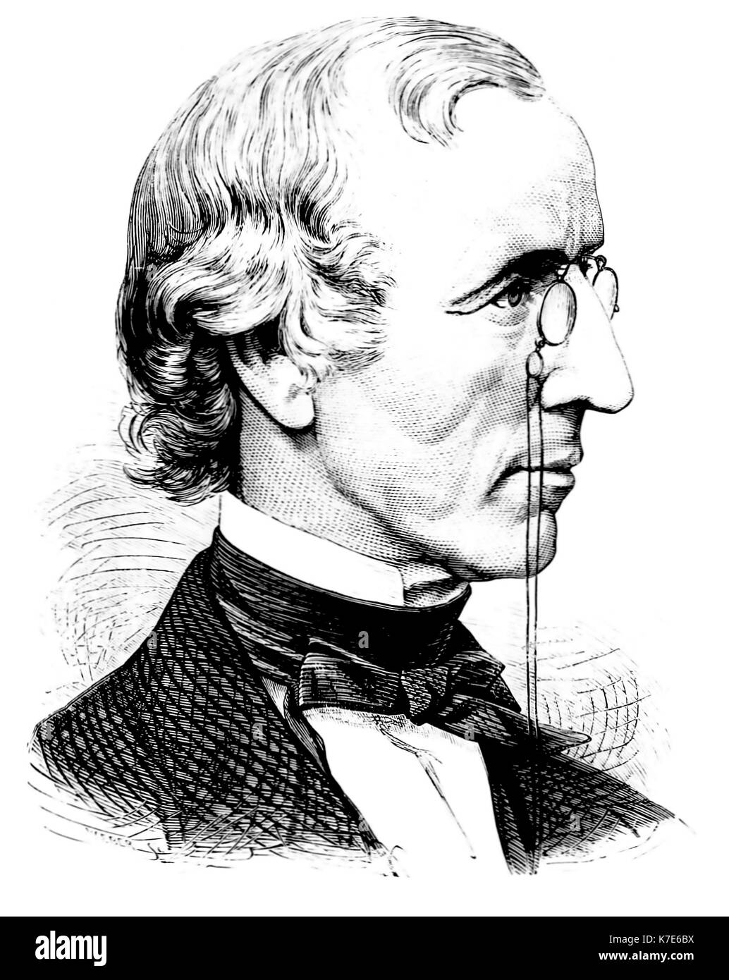 Jeffries WYMAN (1814-1874) anatomista e naturalista americano Foto Stock