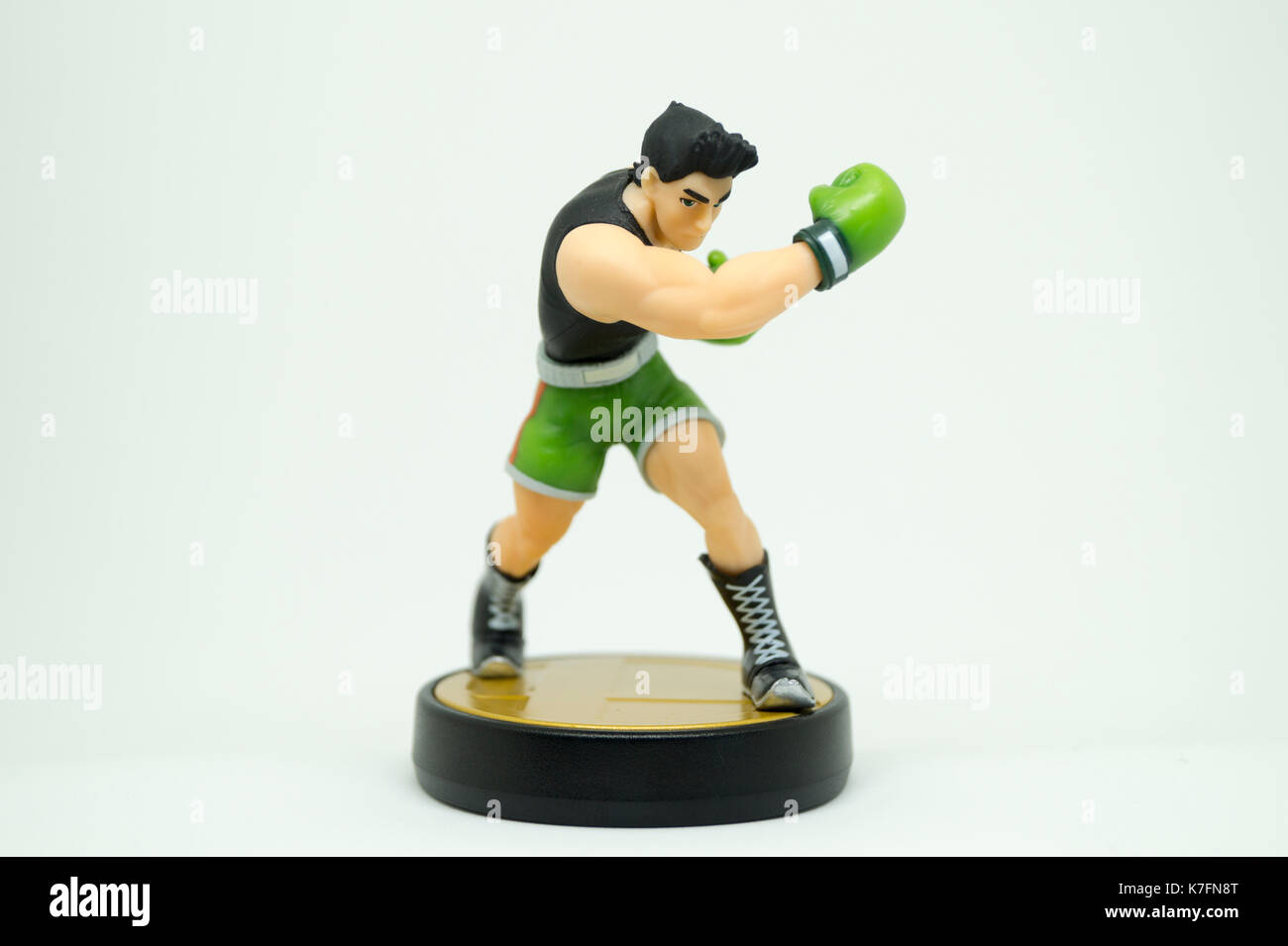 Personaggio Nintendo Super Smash Bros Amiibo Collection Little Mac Foto Stock