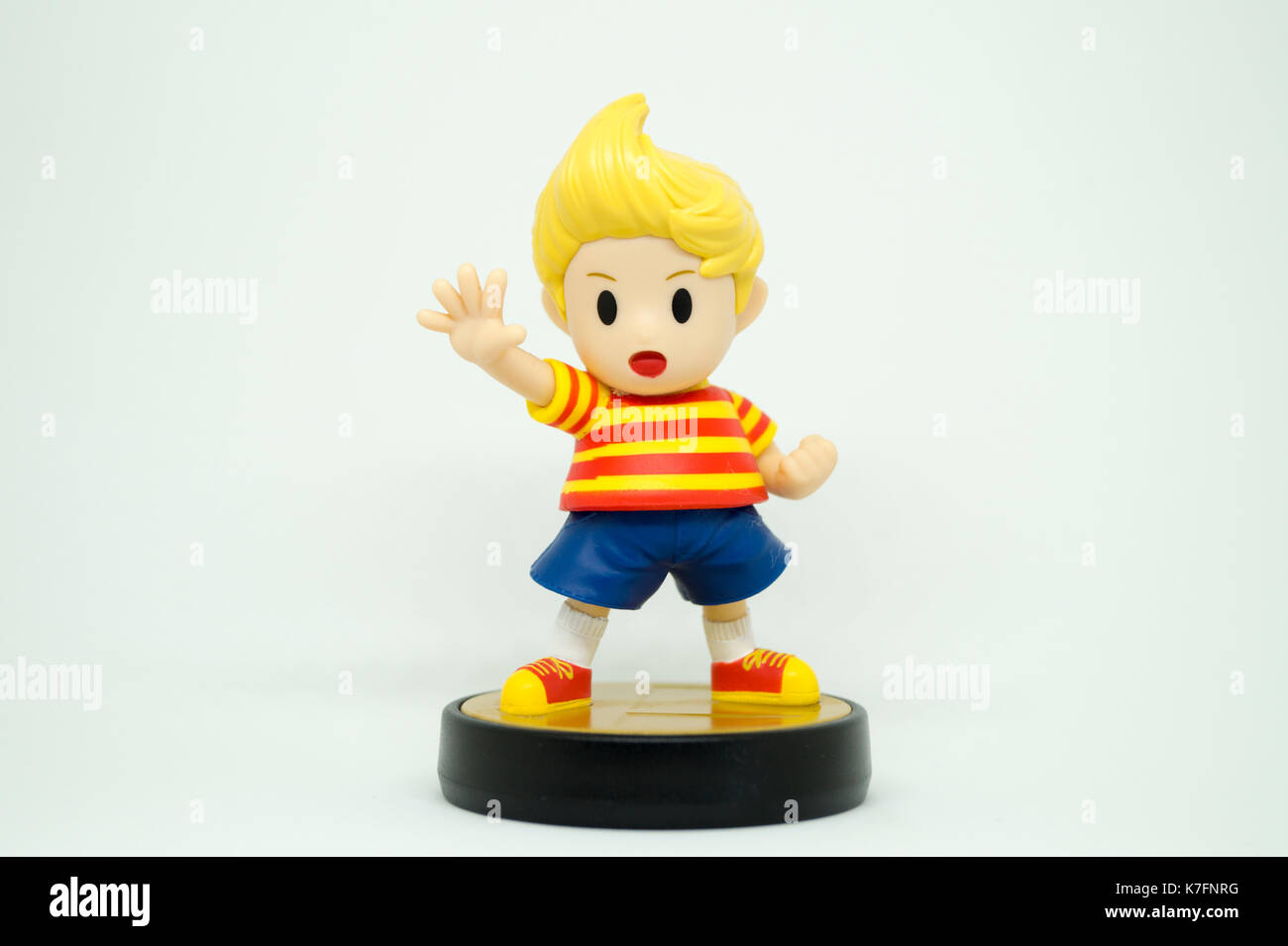 Nintendo Super Smash Bros Amiibo Collection Figure Lucas Foto Stock