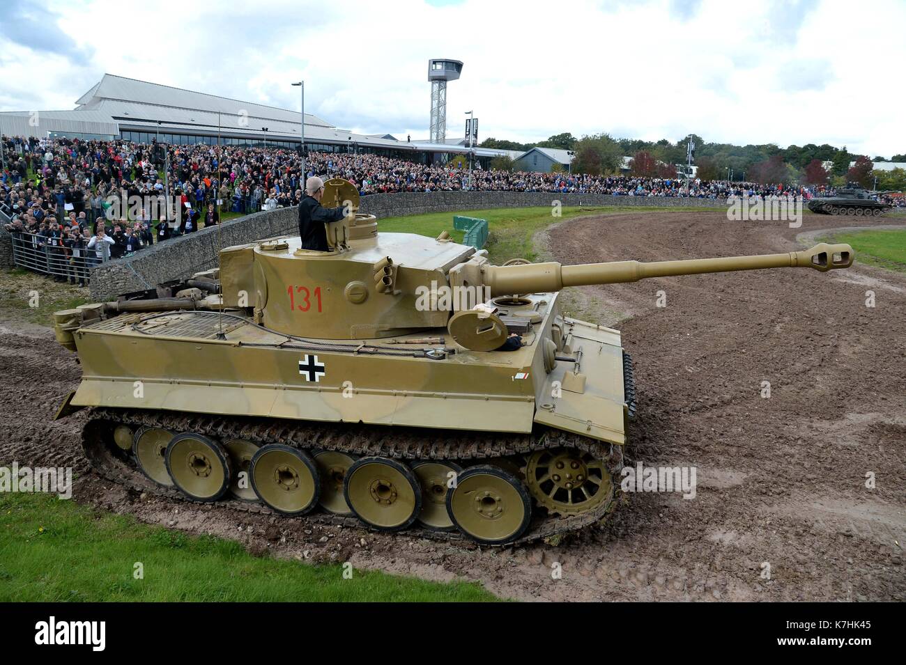 Tiger serbatoio, dimostrazione a bovington tank museum del mondo solo eseguendo il tedesco tiger 1 serbatoio dalla II guerra mondiale Foto Stock