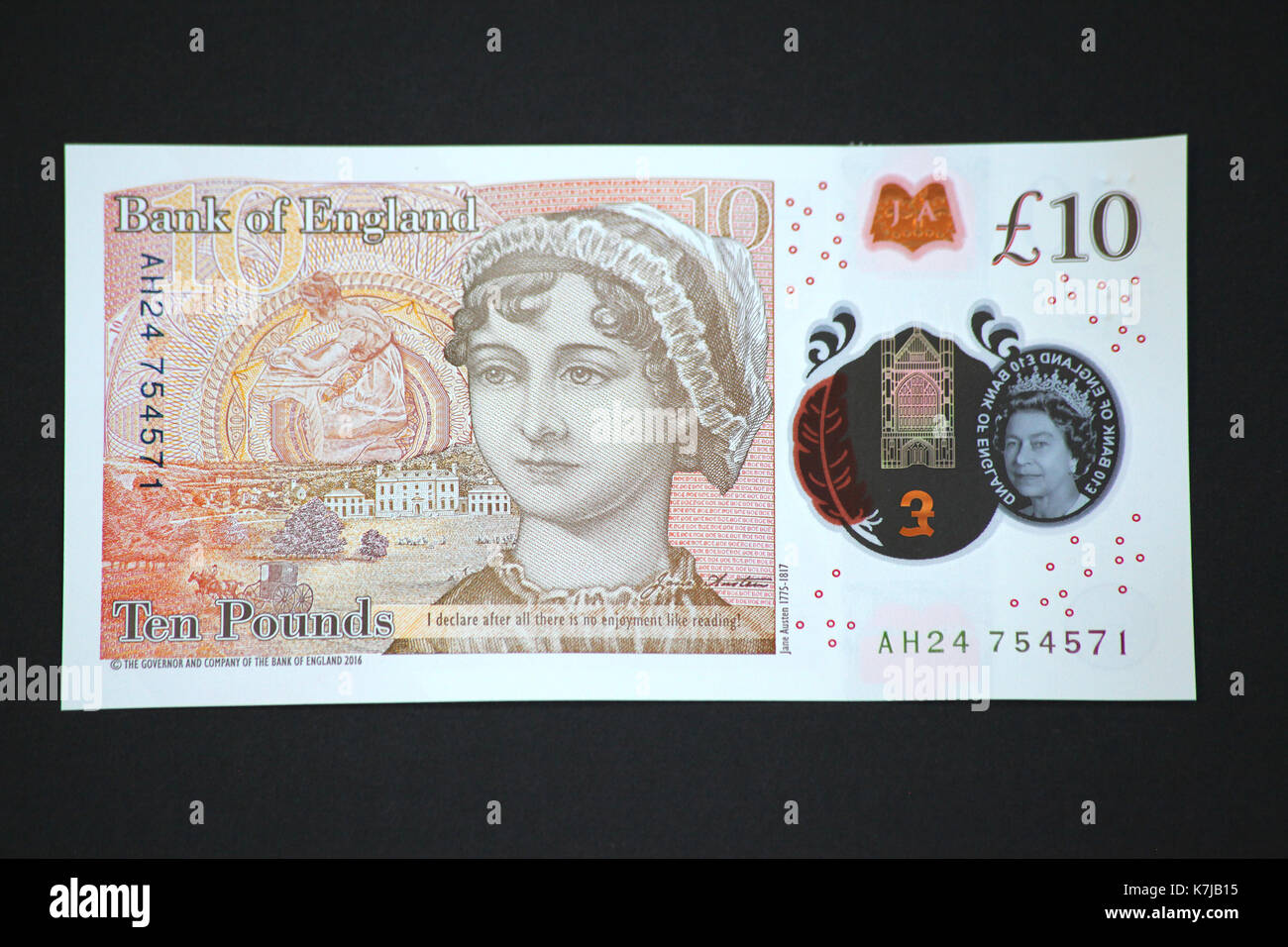 Nuovo dieci Pound nota Foto Stock