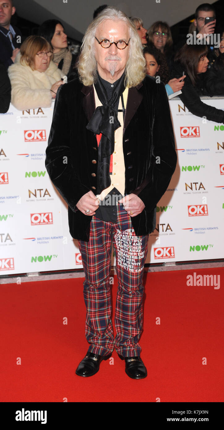 La Foto Deve Essere Accreditata ©Kate Green/Alpha Press 079965 20/01/2016 Billy Connolly National Television Awards 2016 Alla O2 London Foto Stock