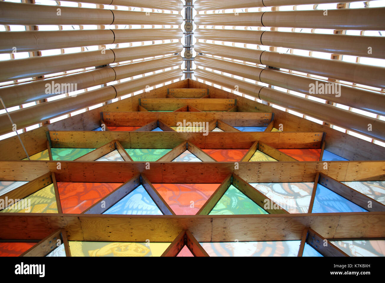 Cattedrale di cartone Christchurch Nuova Zelanda Foto Stock