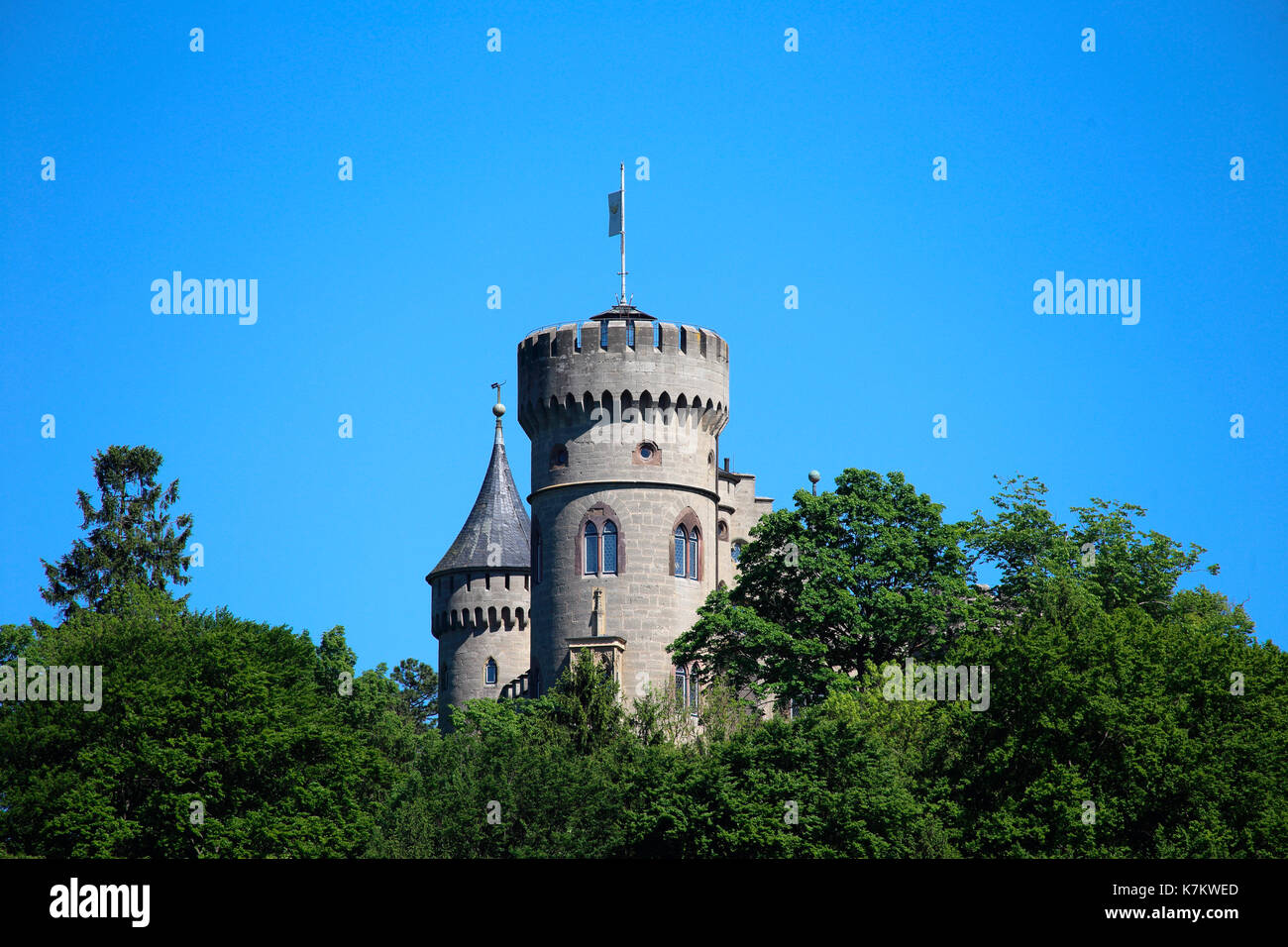 Meiningen castello landsberg Foto Stock