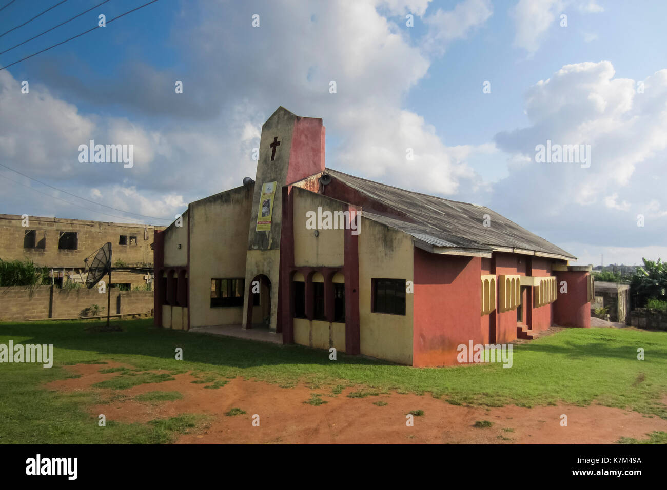 La chiesa cristiana in akure, Nigeria Foto Stock