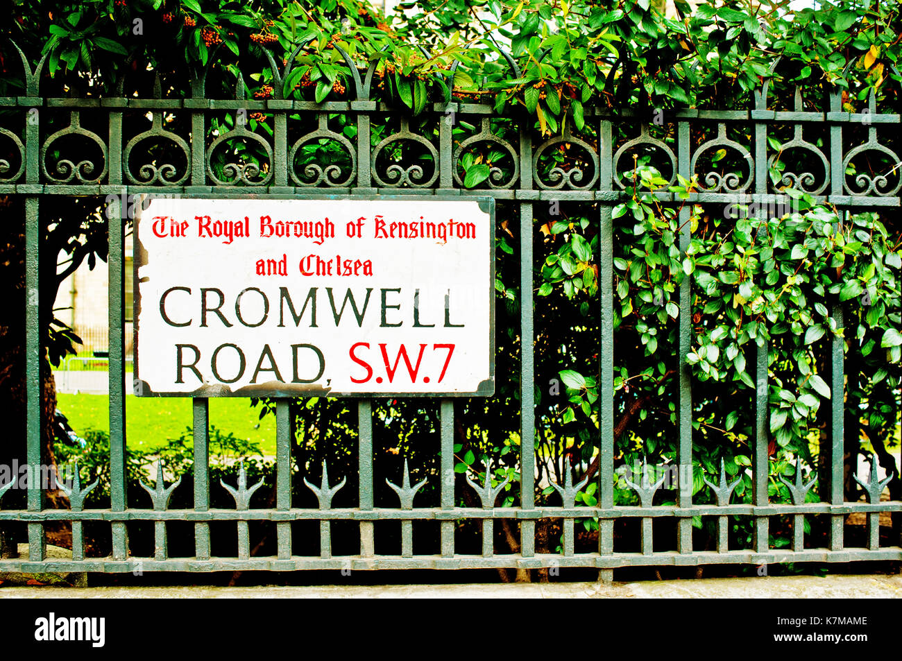 Cromwell Road, Royal Borough di Kensington, Londra Foto Stock