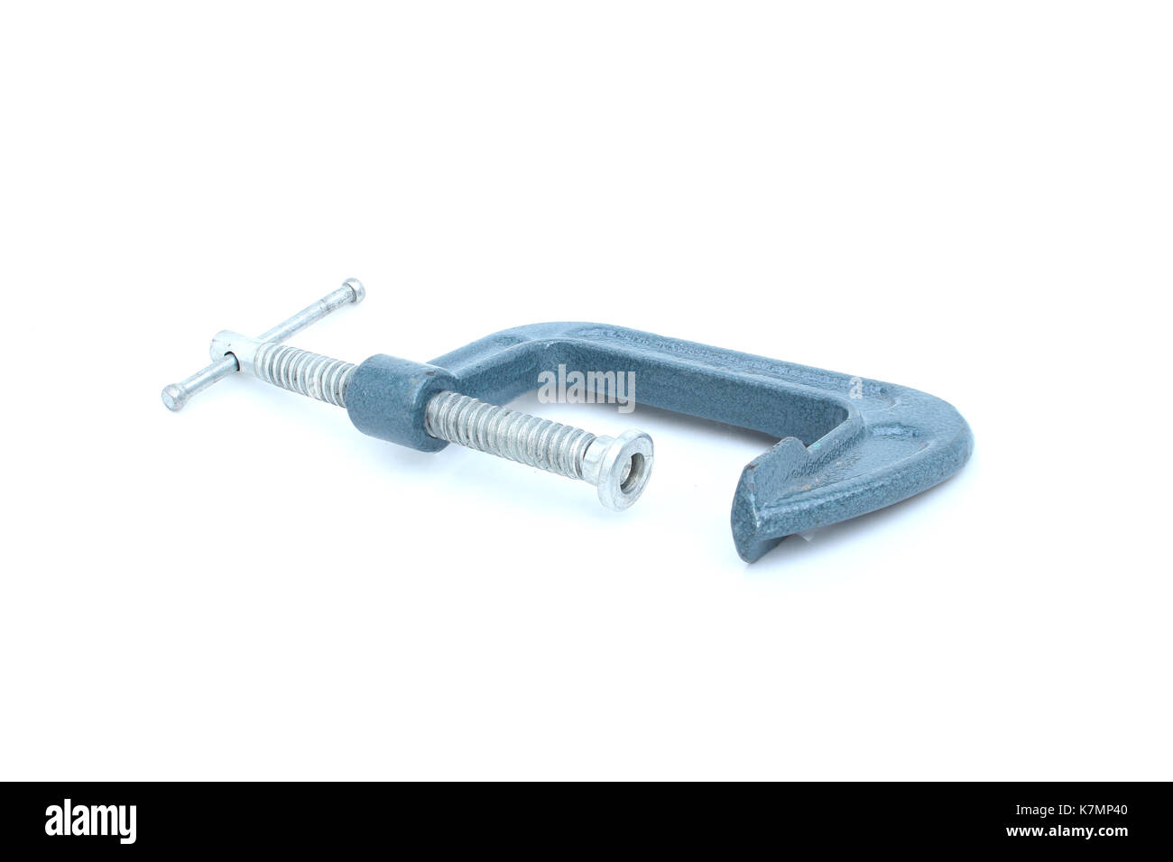 C sul morsetto isolato Foto Stock