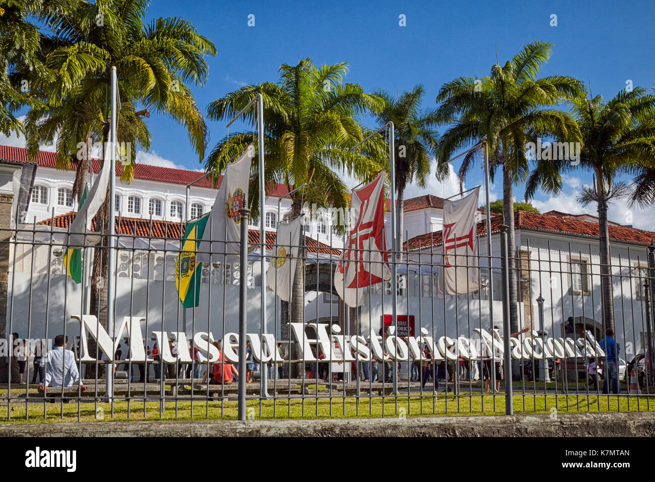 Il Museu Historico Nacional (Museo di Storia Nazionale), Rio de Janeiro, Brasile Foto Stock