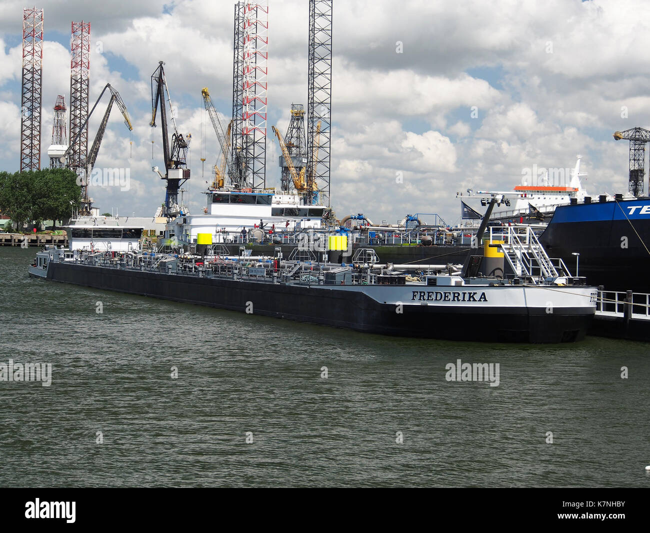 Frederika (nave, 2011) l'IMO 9614737 ENI Welplaathaven 02333904, porto di Rotterdam Foto Stock
