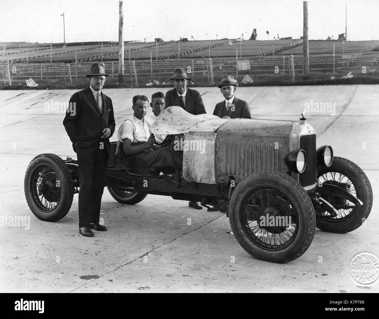 Vista di un inglese Vauxhall automobile, 1920s. Foto Stock