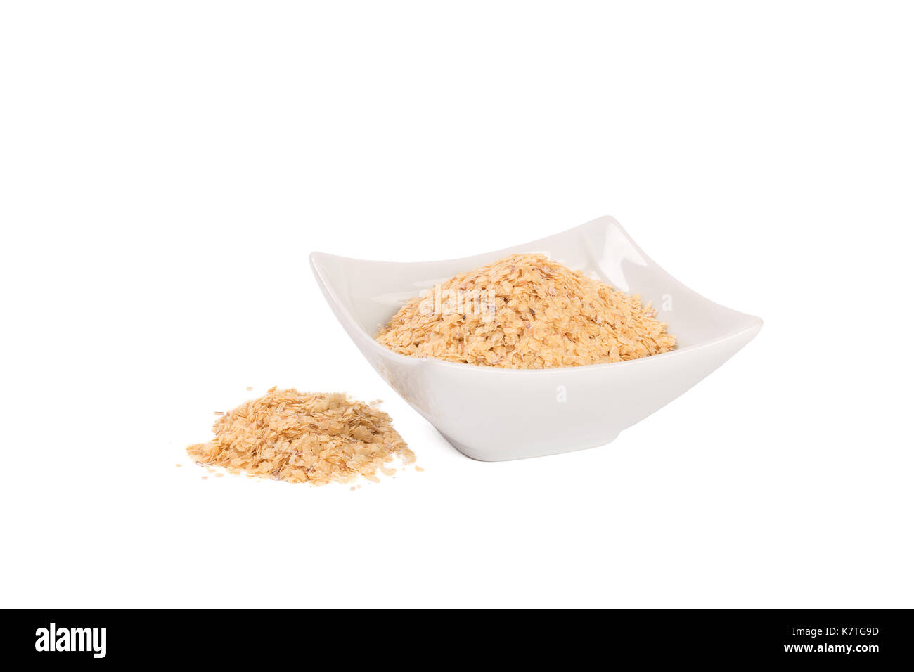 Il germe di grano, il altamente nutritive cuore del grano kernel. Foto Stock