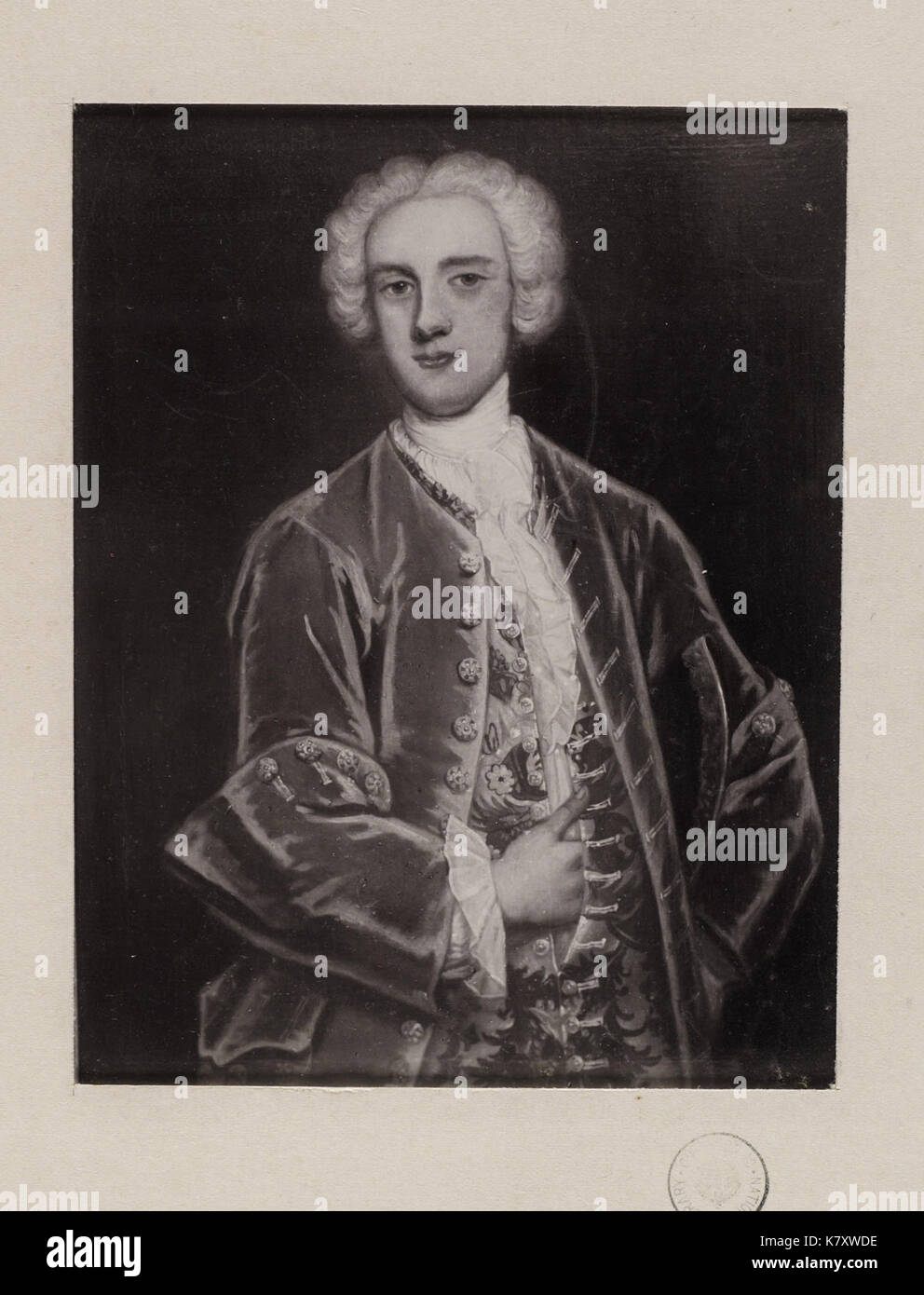 Fiancata giacobita Sir William GORDON del Parco (d. 1751) Foto Stock