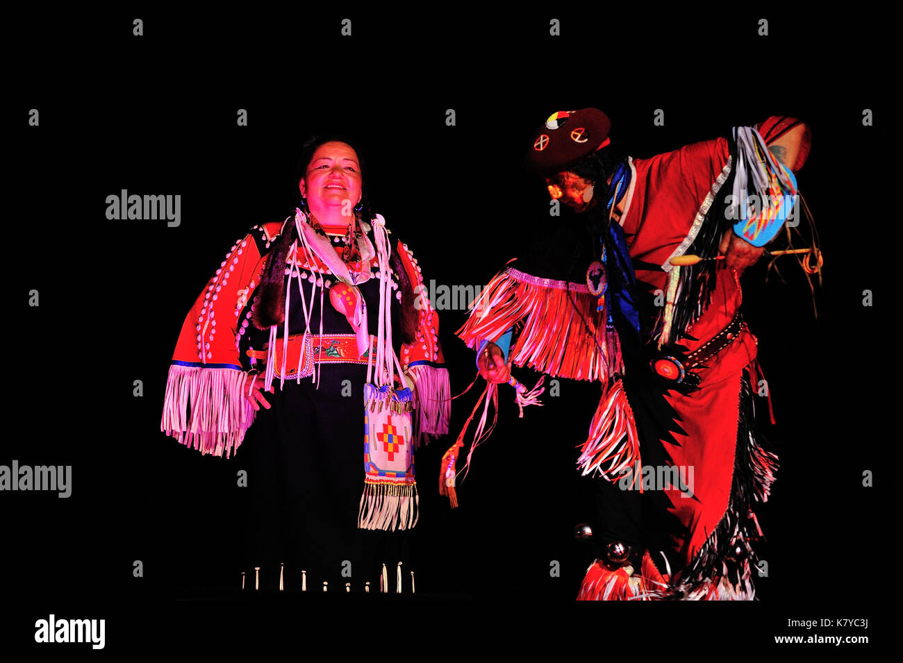 Indiani nordamericani, etnografia, etno, persone, umani, Nativ, foto Kazimierz Jurewicz Foto Stock