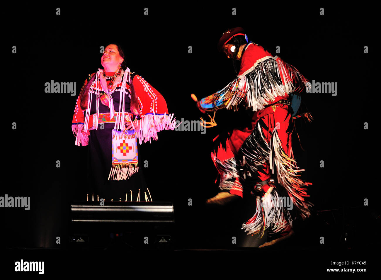 Indiani nordamericani, etnografia, etno, persone, umani, Nativ, foto Kazimierz Jurewicz Foto Stock