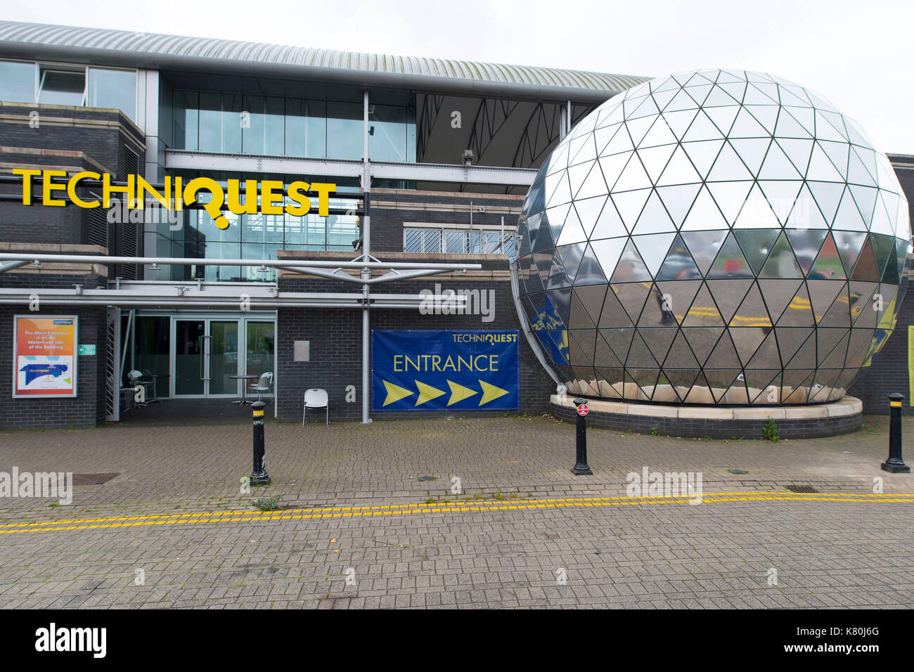 Una vista generale di techniquest Science Museum a cardif bay, Wales, Regno Unito. Foto Stock