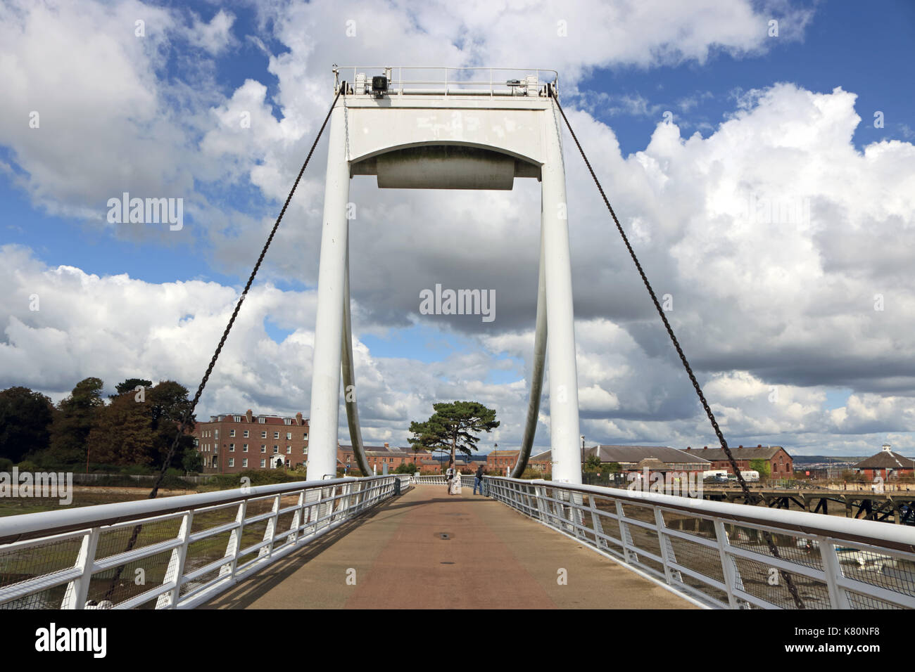 Priddy's ponte rigido Gosport Hampshire REGNO UNITO Foto Stock