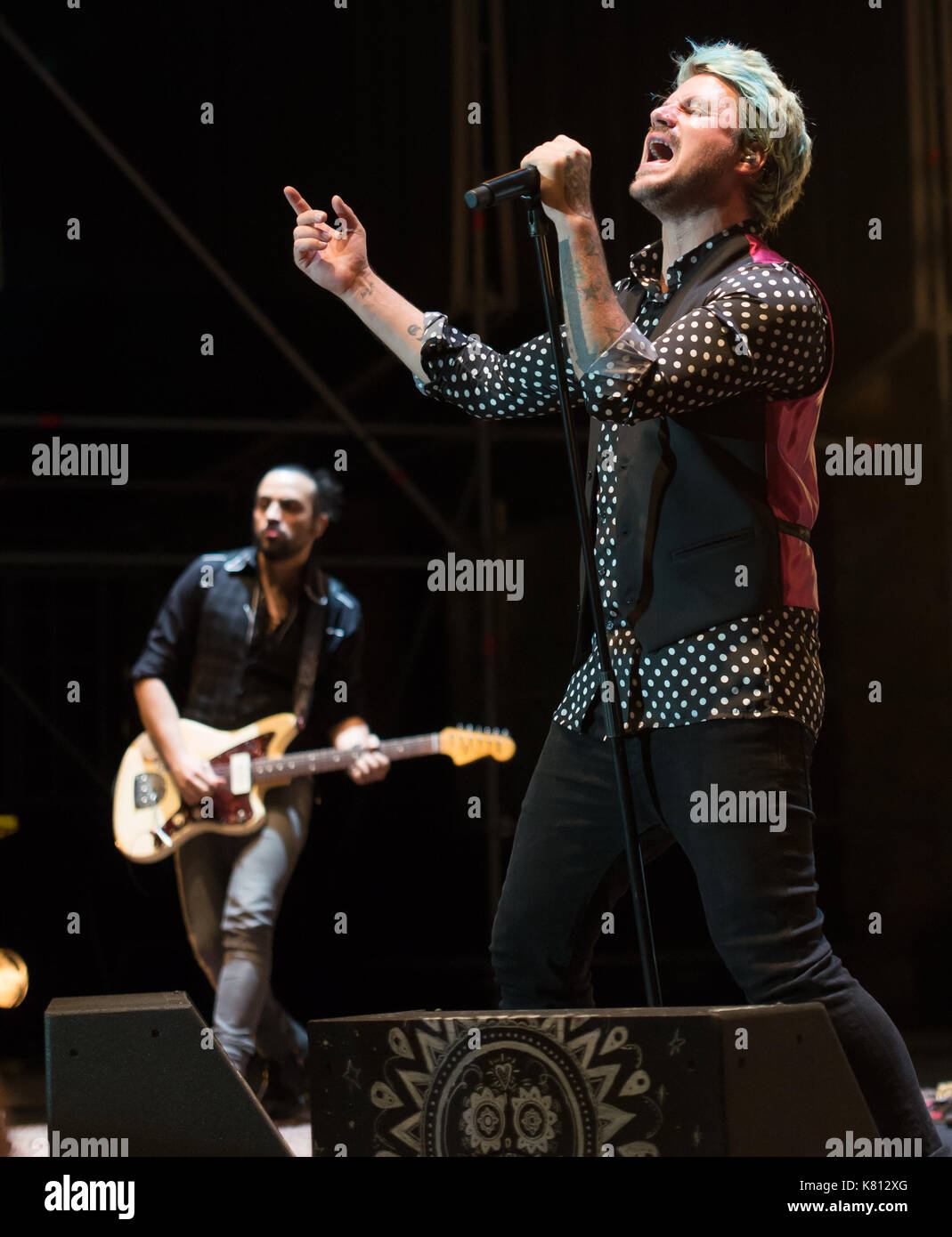 Cordova, Spagna. 16 Set 2017. Dani Martin in tournée a Cordoba. Il teatro Axrquia di Cordoba Credit: MIGUEL ANGEL GARCIA MARTINEZ/Alamy Live News Foto Stock