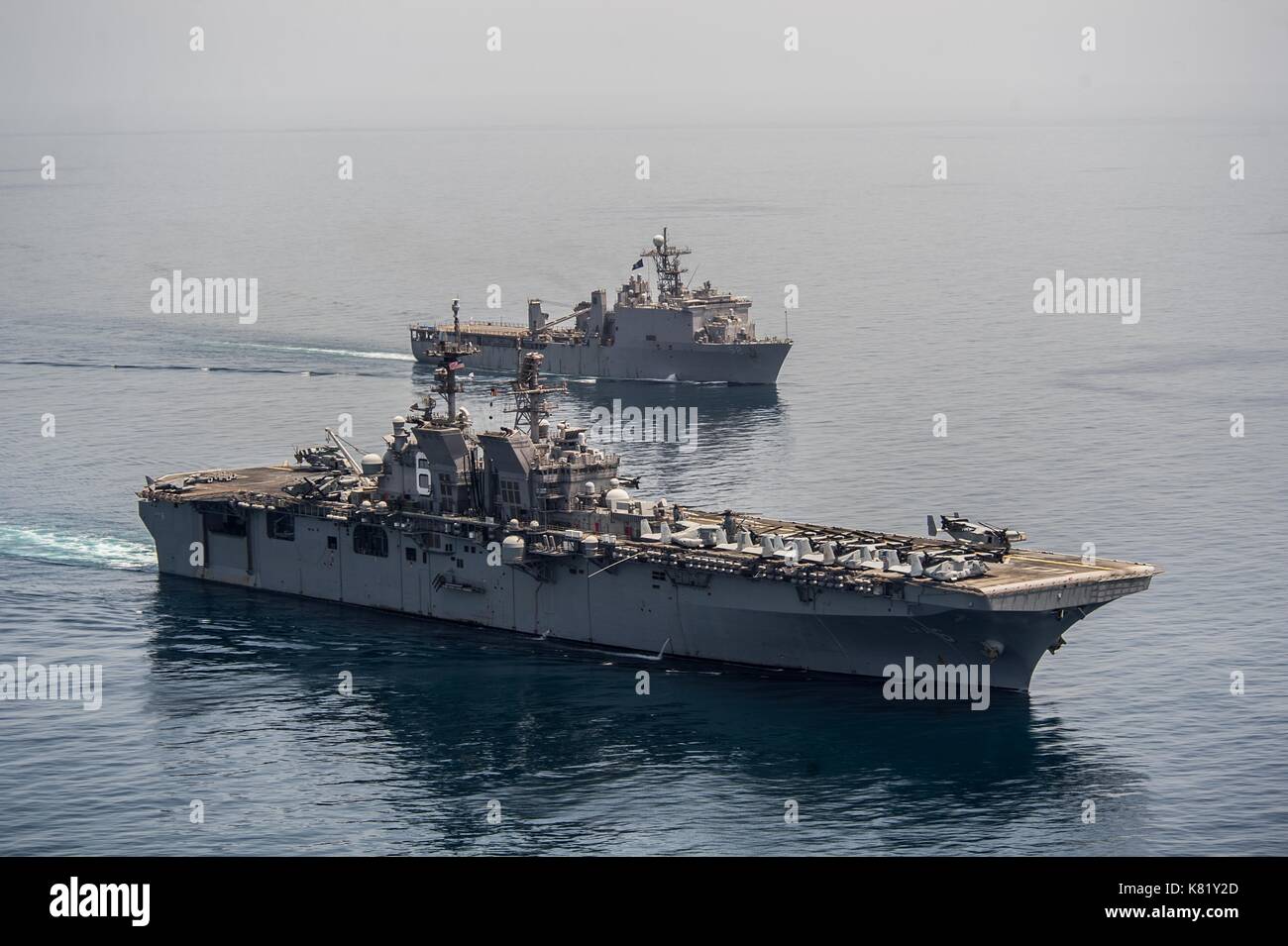 L'assalto anfibio nave USS America (LHA 6) Foto Stock