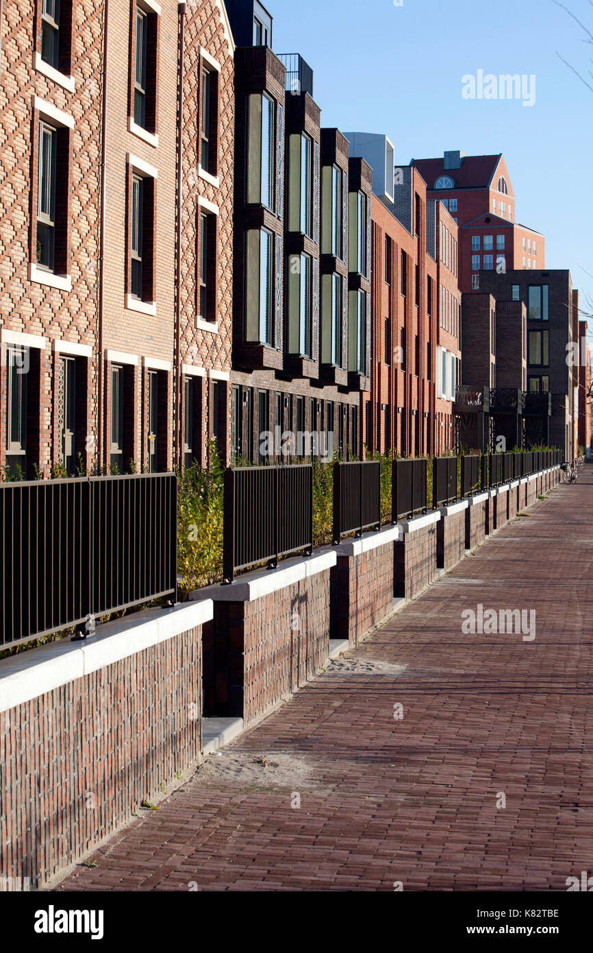 Quartiere residenziale a Rotterdam crooswijk, Paesi Bassi Foto Stock