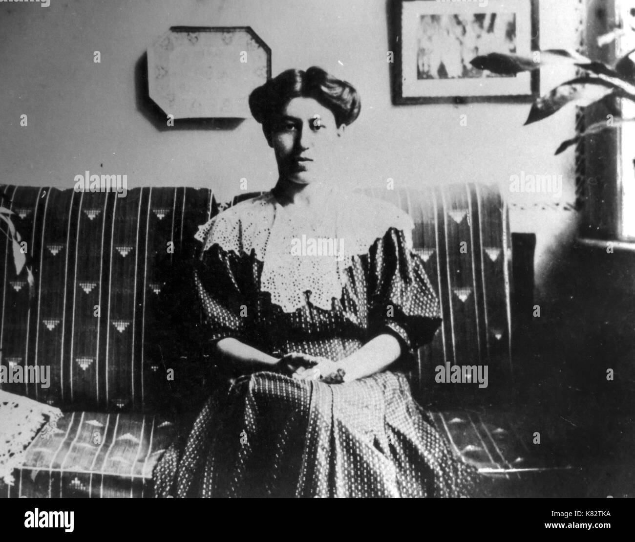 Mathilde Freud Sigmund Freud figlia, 1908 Foto Stock