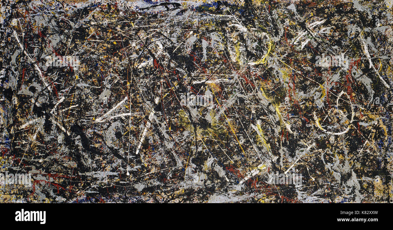 Jackson Pollock - Untlited Foto Stock