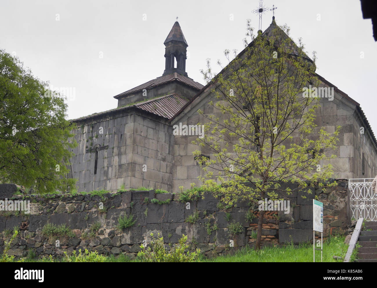 Haghpat monastero o Haghpatavank nel nord Armenia risalente a ca. 976 D.C., un sito patrimonio mondiale dell'Unesco Foto Stock