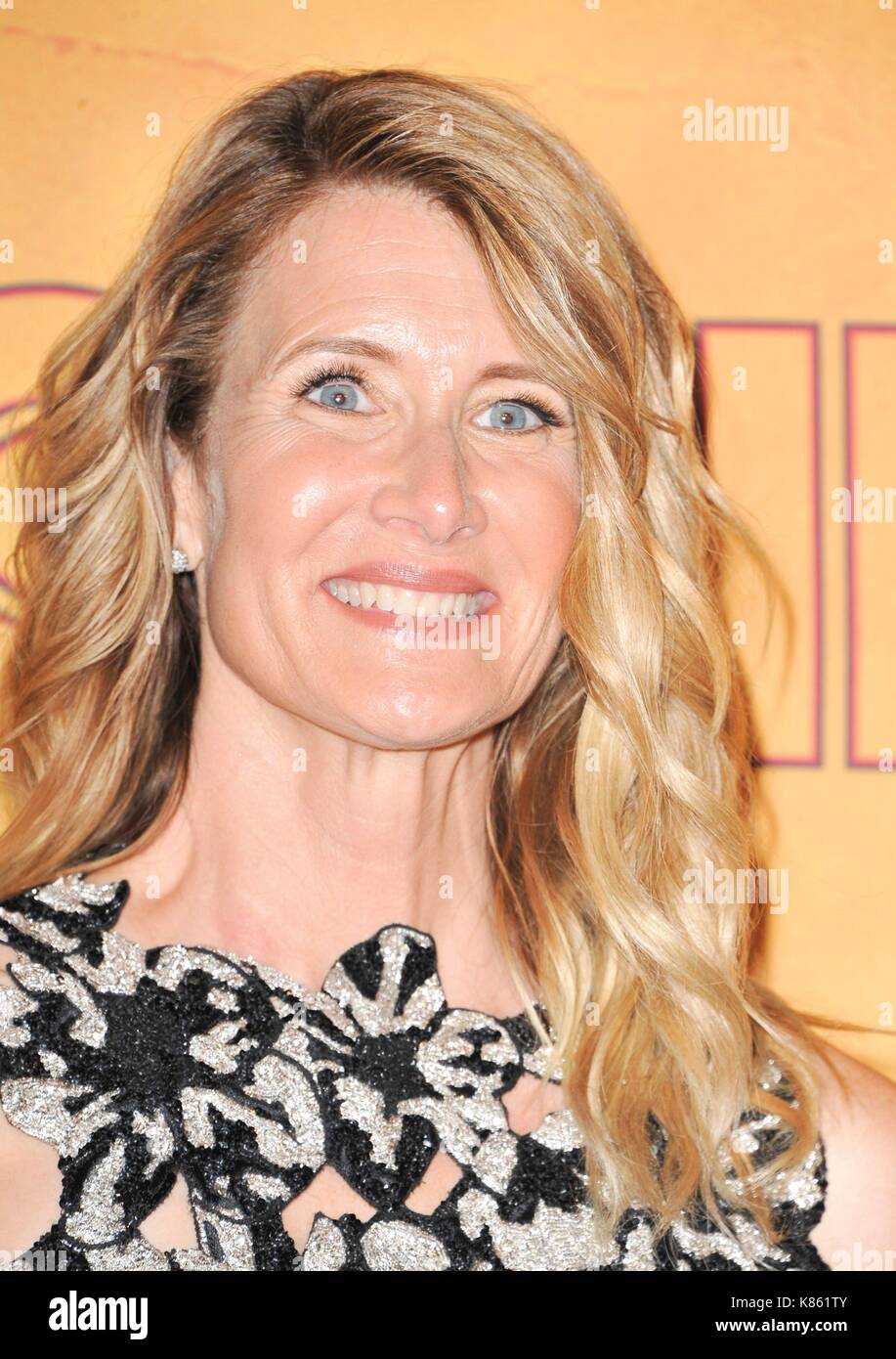 Los Angeles, Stati Uniti d'America. Xvii Sep, 2017. Los Angeles, CA, Stati Uniti d'America. Xvii Sep, 2017. Laura Dern presso gli arrivi per hbo emmy dopo essere partito, il Pacific Design Center di Los Angeles, CA, 17 settembre, 2017. Credito: everett collection inc/alamy live news Foto Stock