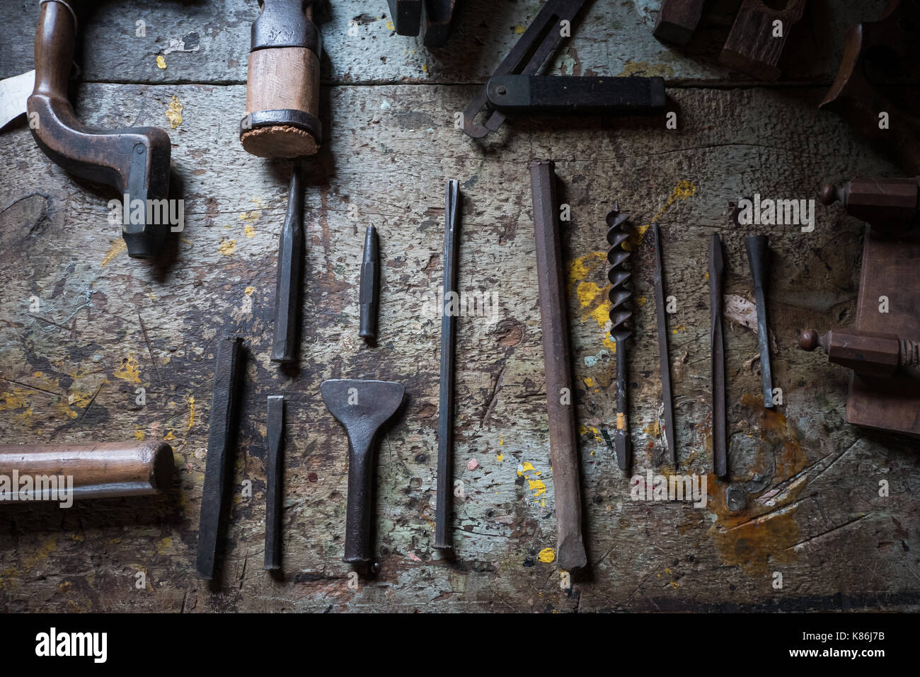 Vintage shop strumenti Foto Stock