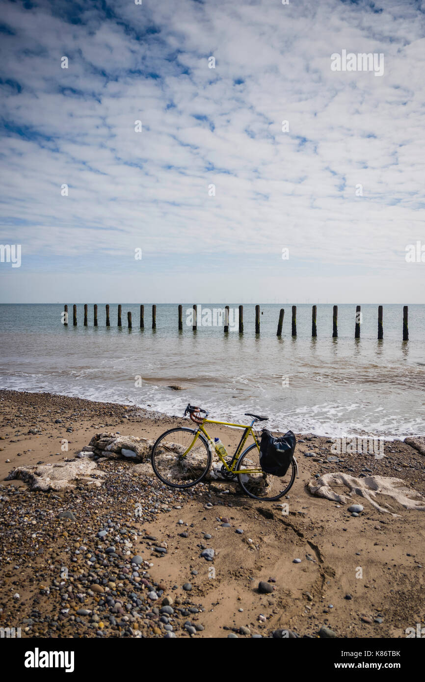 Ciclo tour a disprezzare la testa, East Yorkshire, Regno Unito. Foto Stock