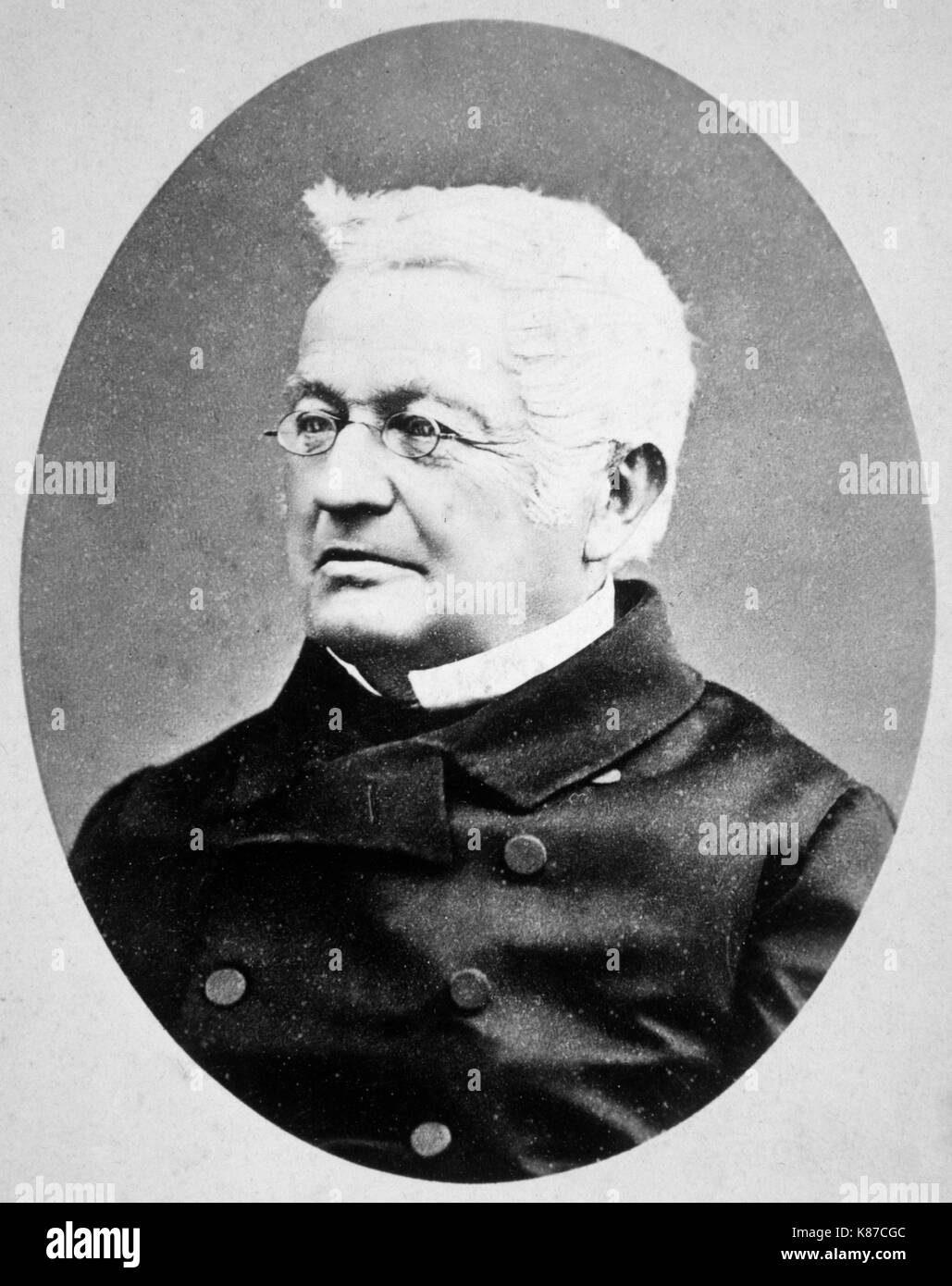 Ritratto di Adolphe Thiers , avvocato francese , giornalista , storico e statista. Il presidente della repubblica francese dal 1871 al 1873 Foto Stock