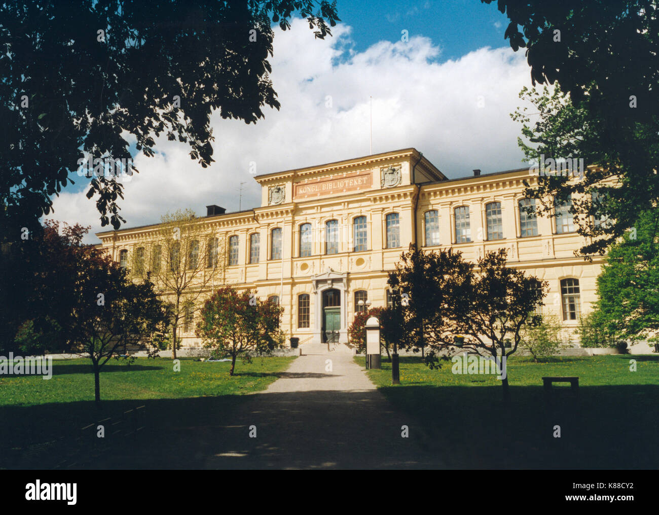 Biblioteca Reale di Stoccolma humlegården 2009 ha raccoglie e conserva la stampa argomento sin dal 1661 Foto Stock