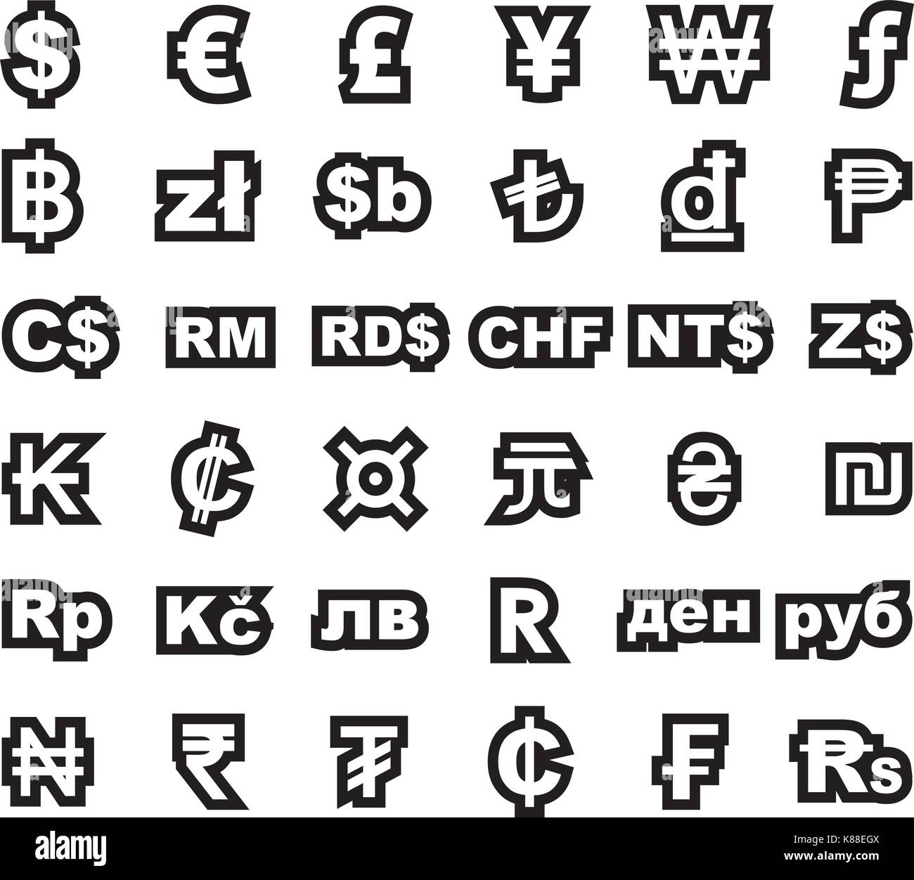 Cambio valuta icona Illustrazione Vettoriale