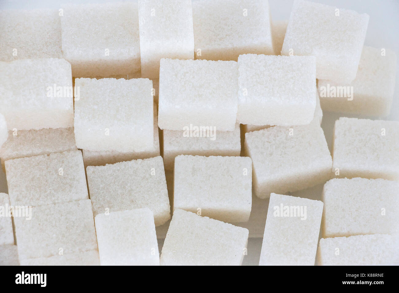 White zollette di zucchero Foto stock - Alamy