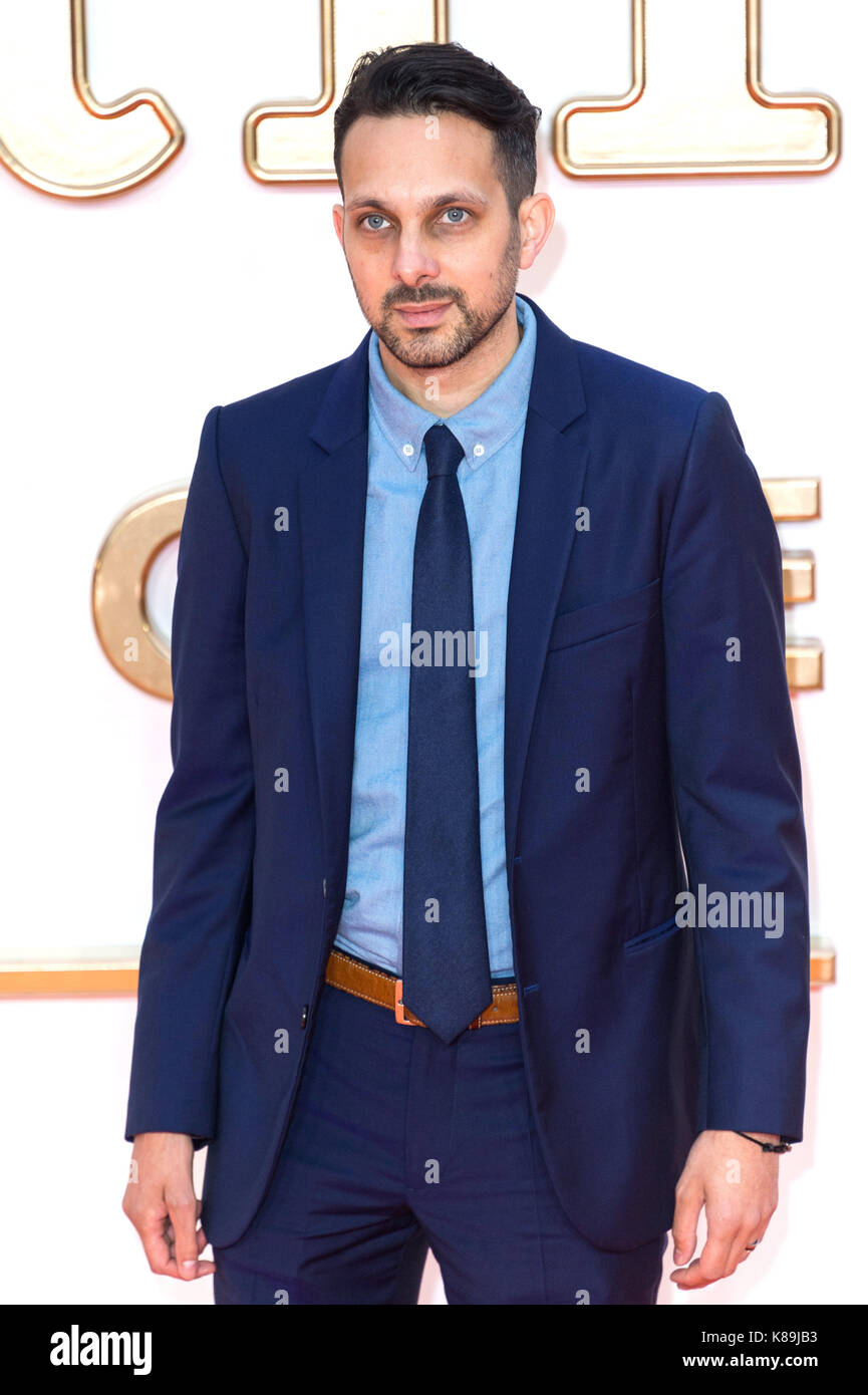 Londra, Regno Unito. Xviii Sep, 2017. dinamo assiste il kingsman: il golden circle world film premiere credit: zuma press, inc./alamy live news Foto Stock