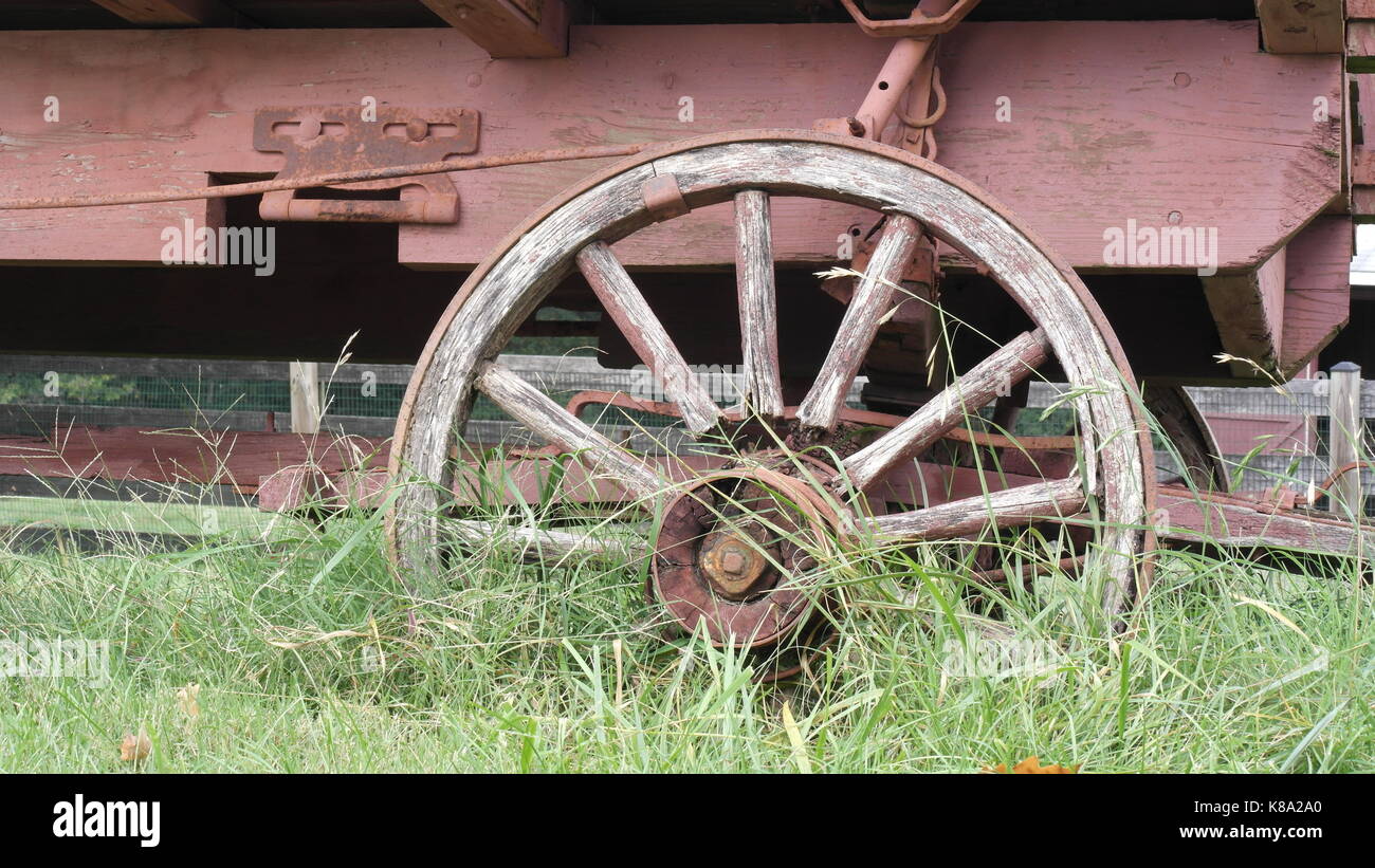 Rustico attrezzature agricole Foto Stock