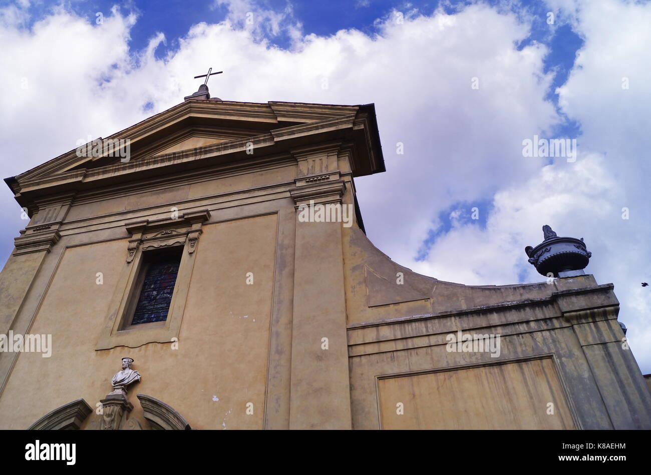 La facciata della chiesa di san Giuseppe Firenze Italia Foto Stock