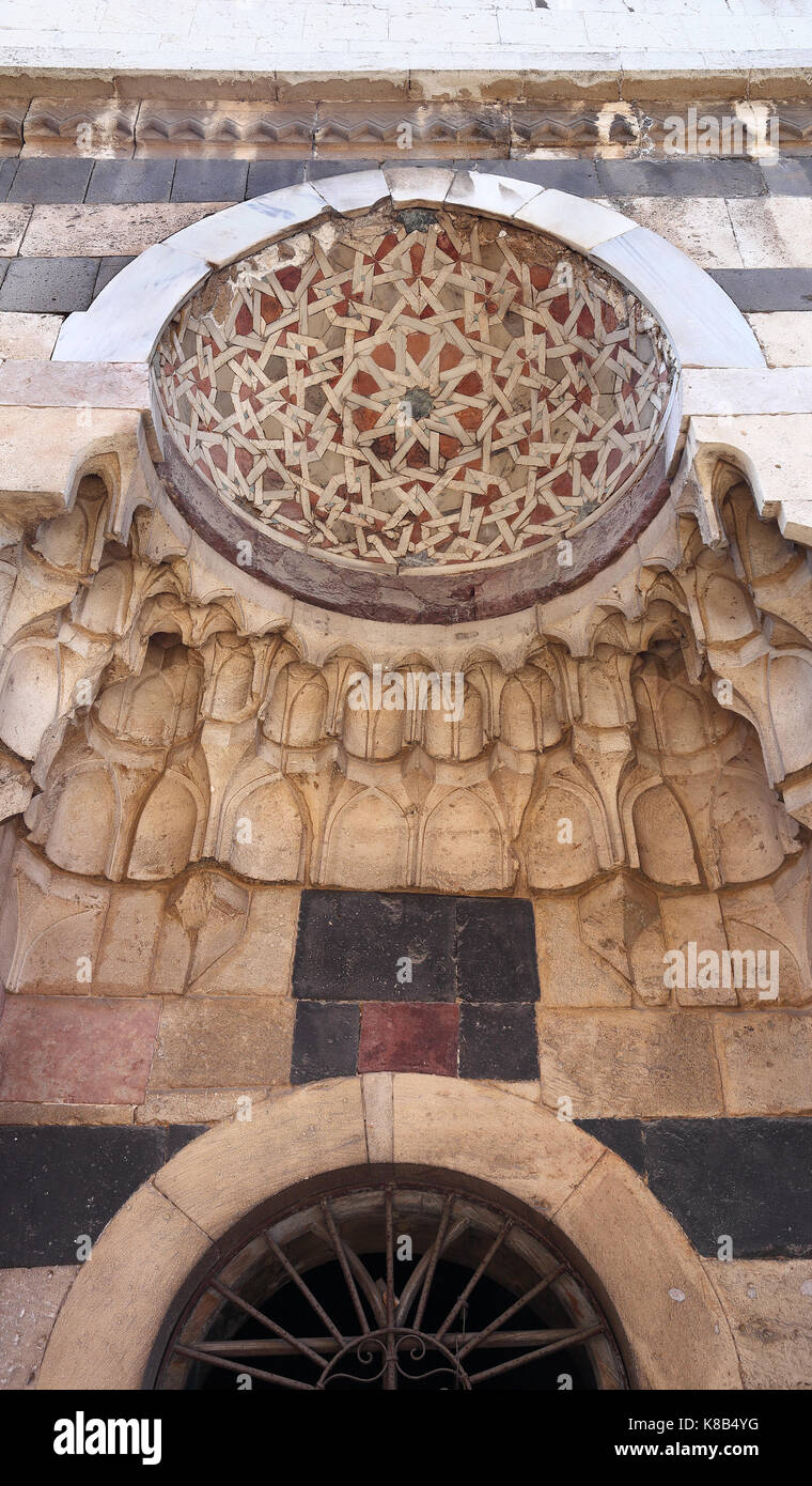 Dettagli architettonici in vecchi souk di Tripoli, Libano Foto Stock