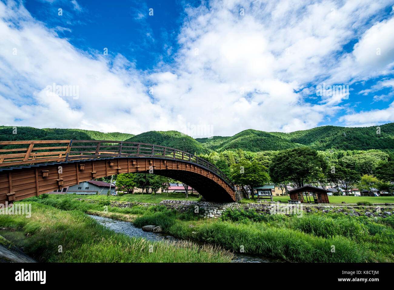 Narai bridge, Prefettura di Nagano, Giappone Foto Stock