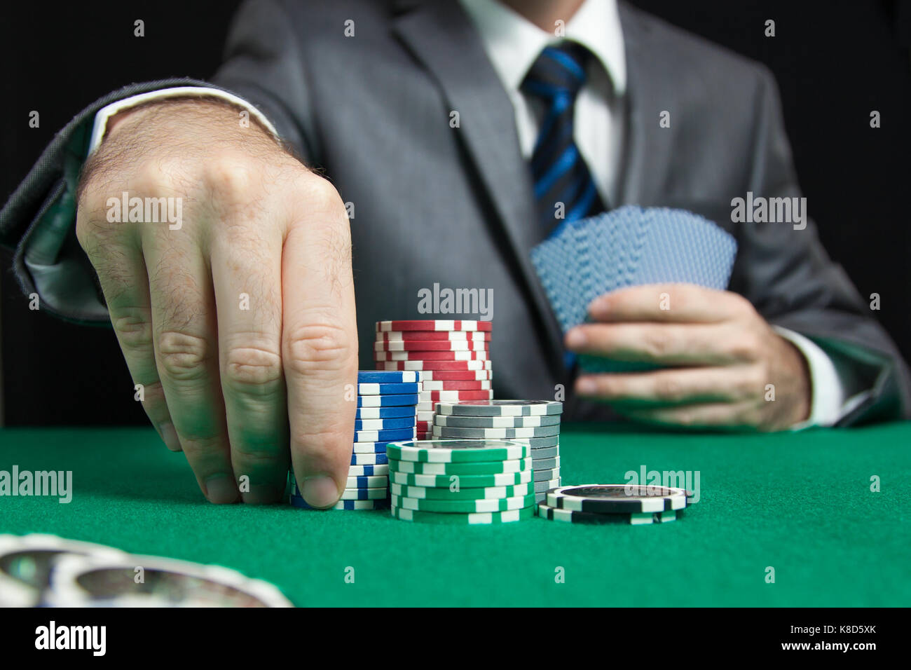 Casino lavoratore Foto Stock
