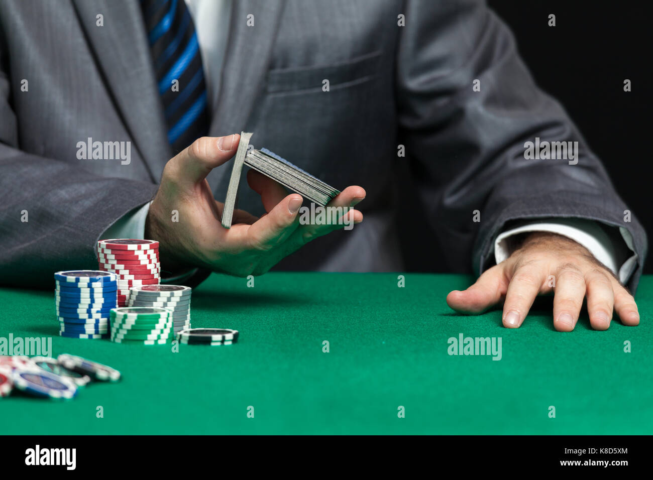 Casino lavoratore Foto Stock