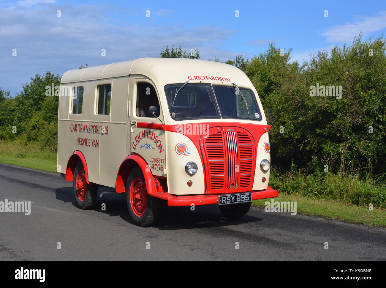 1954 Austin k8 van Foto Stock