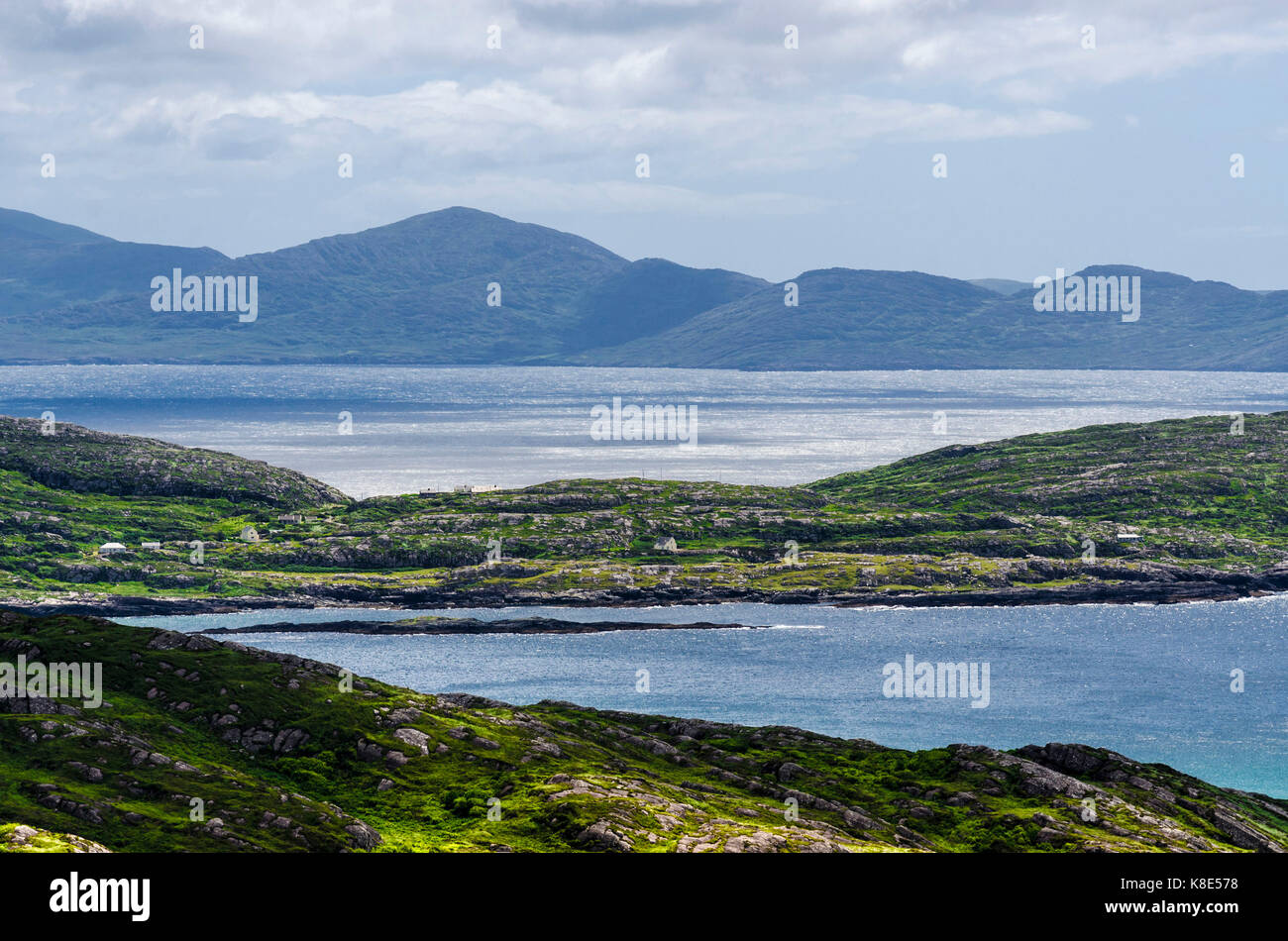 Irlanda, costa atlantica nel ring di Kerry, Irland, Atlantikküste am Ring of Kerry Foto Stock