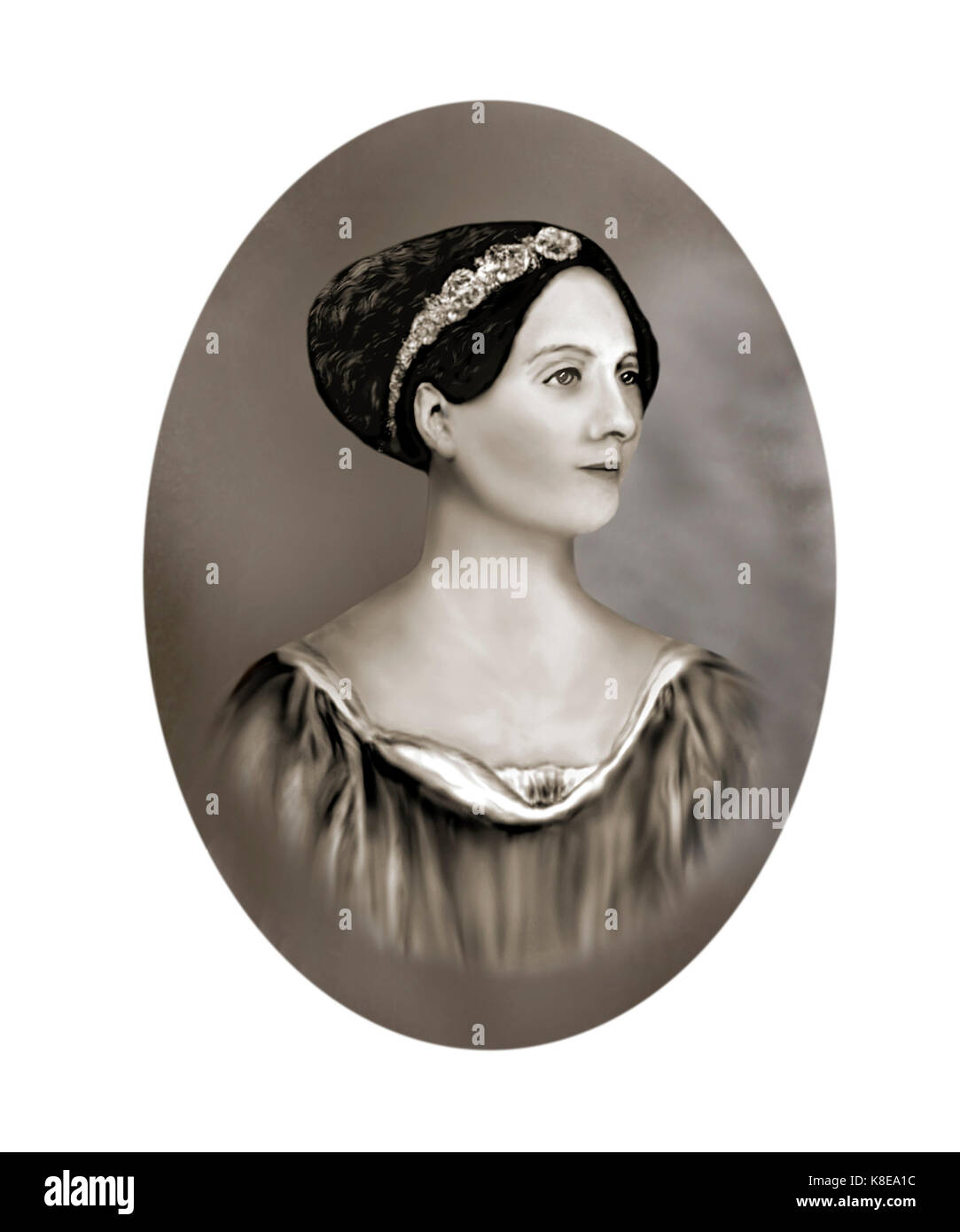 Ada Lovelace, 1815 - 1852, matematico inglese, scrittore Foto Stock