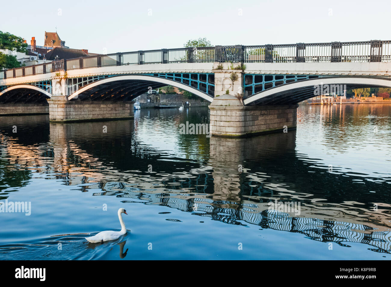 Inghilterra, Berkshire, Windsor, Windsor città ponte Foto Stock