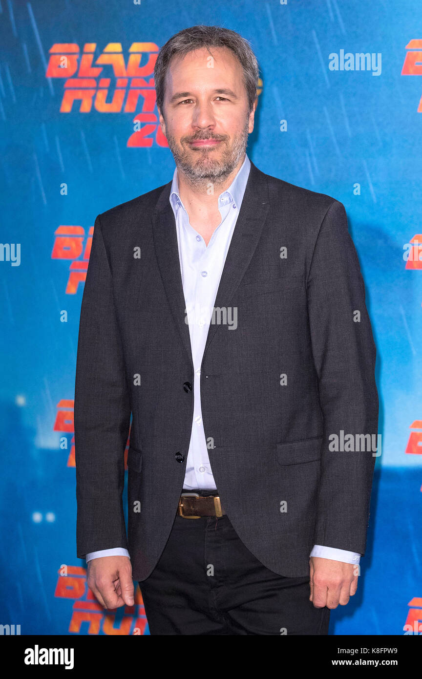 Denis villeneuve assiste il "Blade Runner 2049' photocall presso lo spazio moderno il 19 settembre 2017 a Roma, Italia. Foto Stock