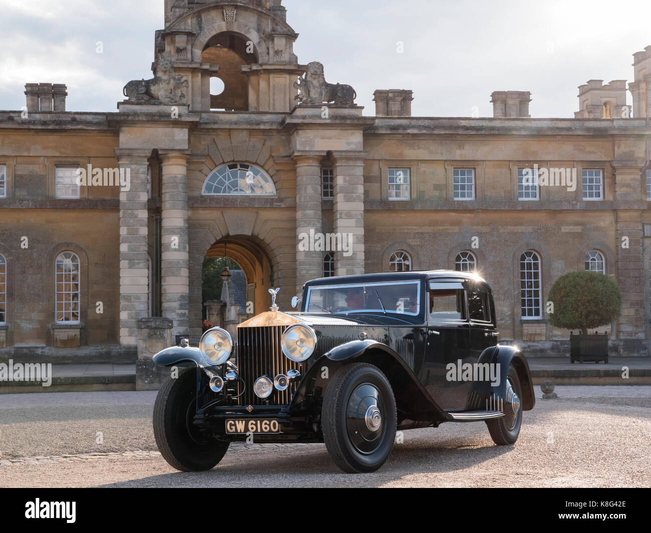 1931 Rolls Royce phantom ii continental al Concours d'Eleganza 2017 Blenheim Palace Regno Unito 31/8/17 Foto Stock