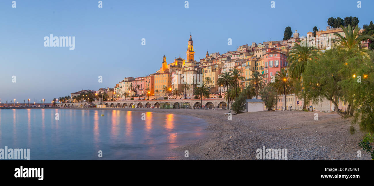 Menton, Francia Foto Stock