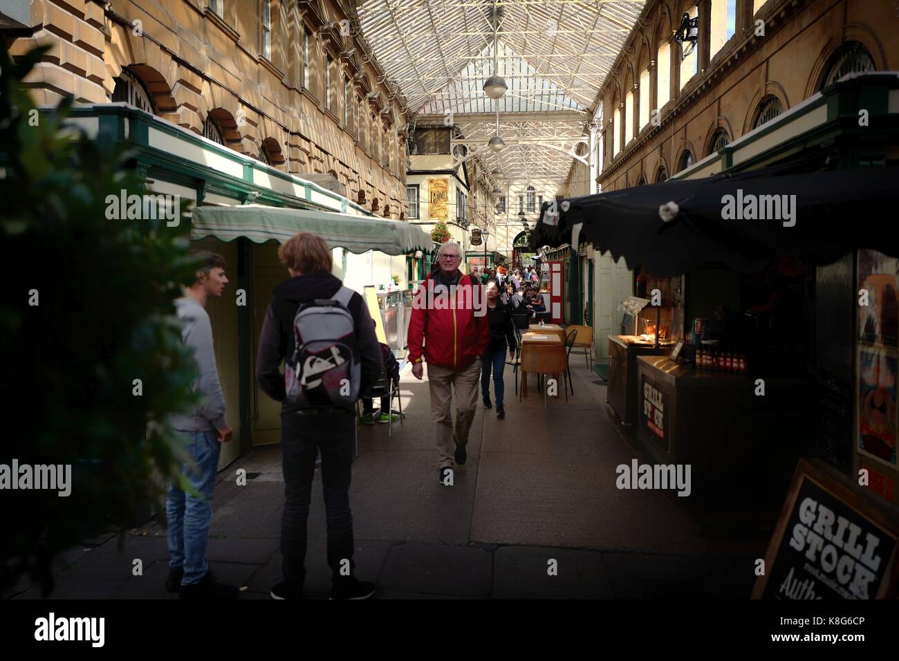St Nicholas Market bristol Foto Stock