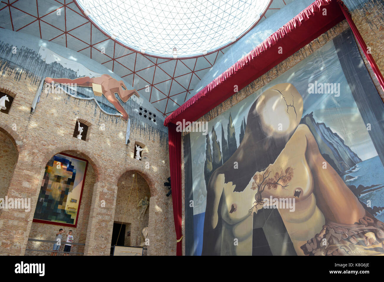 In Spagna, in Catalogna, Figueres: Teatro Museo Dalã Dali Foto Stock